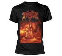 MENGJI Immortal Damned in Black Black T-Shirt - Black L