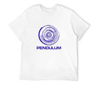 MENGJI Street T-Shirt Pendulum Drum Music Band Black L