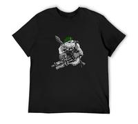 MENGJI Street T-Shirt Royal Marine Commando SBS Navy Bootneck Beret Cap Badge British Bulldog Black XXL