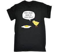 MENGJI Zest Holy Crap! Dave is That You T-Shirt Chicken Shirt Top Present Birthday Funny Gift