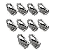 MENGKE 1 0pcs Attachez la Corde Bateau de Voile remorqueur Bateau Bateau Marin matériel Acier Inoxydable 316 Spring bloqué Fender Crochet Crochet