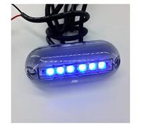 MENGKE 1 PC Yacht Lumières sous-Marines 18 0LM 6led 12v Éclairage Marin étanche Éclairage Lampe de pêche Accessoires for Bateaux(Blue)