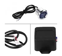 MENGKE 1 SET UNIVERSAL 12V VÉHICULE DE VÉHICULE DE VÉHICULE DE VÉHICULE START BOUTON PUSH BOUTON PUSH AVEC STARTER D'ALLUMAGE DE BOX DE REMAIRE(Blue)