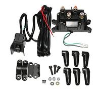 MENGKE 1 set Winch Rocker Thumb Switch Combo + 12V Contacteur de relais solénoïde apte à VTT UTV