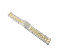 MENGKE 19mm T049417A T049407 T049410A Bracelet Homme Compatible Avec T-CLASSIC Bracelet En Acier Inoxydable For T049(Plating gold)