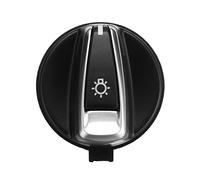 MENGKE 1x voiture chrome AUTO Bouton de rotation du commutateur de tête de tête convient à BMW 1 E88 E82 3 E90 E91 X1 E84 Interrupteur de lumière de bouton de contrôle de la tête KONB