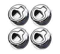 MENGKE 2/4 / 6pcs Casier de Verrouillage à Trappe Marine Bateau de Petite Taille Chappy Trappe Slam Loquet RV Yacht Camper Deck Pont en Acier Inoxydable(4 PCS)