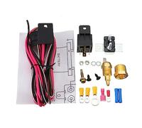 MENGKE 210-195/200-185/185-170 Degré moteur du ventilateur de refroidissement Thermostat Interrupteur de température du capteur 12V 5 broches Kit relais(185-170)