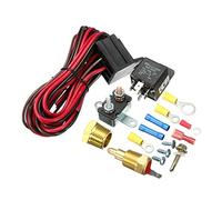 MENGKE 210-195/200-185/185-170 Degré moteur du ventilateur de refroidissement Thermostat Interrupteur de température du capteur 12V 5 broches Kit relais(210-195)