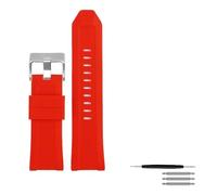 MENGKE Bande de montre de silicone de haute qualité en caoutchouc de silicone approprié compatible avec diesel DZ4318 / 4323/4283/7315/4427 Hommes imperméable douce grande bracelet 24mm26mm