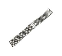 MENGKE Bande de Montre en Acier Inoxydable 12mm 14mm 16mm 18mm 19mm 20mm 23mm 23mm 23mm Largeur de 24mm Montres Bracelet Bracelet de Remplacement Bracelet de Remplacement(Silver_22mm)