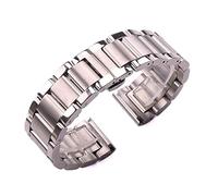 MENGKE Bandes de Surveillance en Acier Inoxydable 316L Solid Silver 18mm 20mm 21mm 22mm 23mm 23mm 24mm Montre Bracelet Bracelet Bracelet(Middle Brushed_23mm)