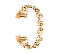MENGKE Bling Diamond Sangles Compatible With Smart Watch Bande Smart Watch Band Bracelet en acier inoxydable Bracelet en boucle en boucle de boucle en métal(Rose gold,For charge 5)