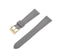 MENGKE Bracelet De Montre en Cuir Cousu Vintage À Dégagement Rapide, Bracelets De Montre en Cuir 18mm 19mm 20mm 21mm 22mm 23mm 24mm(Grey Gold_23mm)