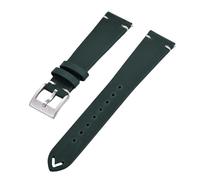 MENGKE Bracelet De Montre En Cuir Givré, Nouveau Design, 18mm 20mm 22mm, Vintage, Accessoires De Montre À Dégagement Rapide(Green,20mm)