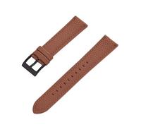 MENGKE Bracelet De Montre En Cuir Véritable, 20mm 22mm, À Dégagement Rapide, Accessoires De Montre(Brown Black,20mm)