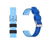 MENGKE Bracelet De Montre En Silicone 20mm 22mm, Bracelet De Montre En Caoutchouc À Dégagement Rapide For Hommes Et Femmes, Bracelet De Remplacement Étanche(Sapphire Blue 1,22mm)