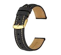 MENGKE Bracelet De Montre Rétro en Cuir Véritable, Bracelet De Remplacement Vintage Compatible avec Hommes Et Femmes, Boucle Polie, 14mm -24mm(Celestial Teal_22mm)