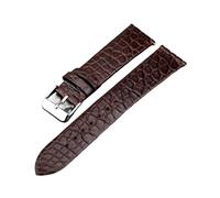 MENGKE Bracelet En Cuir De Crocodile Fait Main Noir À Dégagement Rapide Ultra-mince 18 20 22MM Bracelet De Montre Bracelet Souple Bracelet For Hommes De Style Rétro, One Size, agate