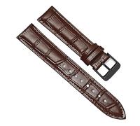 MENGKE Bracelets De Montre en Cuir Véritable, 16mm, 18mm, 20mm, 22mm, 24mm, Bracelet De Montre, Boucle Ardillon en Acier, Bracelet De Ceinture(Brown-BK_24mm)