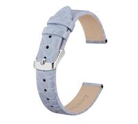 MENGKE Bracelets De Montre En Cuir Véritable For Femmes, 8mm, 10mm, 12mm, 14mm, 16mm, 18mm, 19mm, 20mm, Bracelet De Remplacement, Nouvelle Collection(Light Purple,18mm)