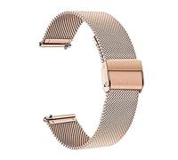 MENGKE Milanese En acier inoxydable Gandband Compatible With Samsung Galaxy Watch3 41mm 45mm Livraison rapide Strap de maille de maille à relâche 3 Bracelet Rose Gold(Rose Gold,45mm)