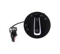 MENGKE Nouveau 1 Set Auto Headlight Chrome Switch Fiche Compatible With Volkswagen Polo Golf 4 Mk4 Accessoires de voiture de véhicule Polo Polo Polo