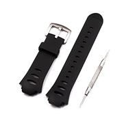 MENGKE Regarder les accessoires compatibles avec Suunto Observer Strap X6hrm Strap Observer Sangle de montre Srsttt Bracelet en caoutchouc(Silver buckle)