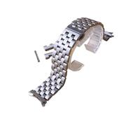 MENGKEG Bracelet De Montre En Acier Inoxydable Non Poli Bracelet De Montre En Métal 16mm 18mm 19mm 20mm 21mm 22mm 24mm Bracelet De Montres Mat For Poignet(20mm)