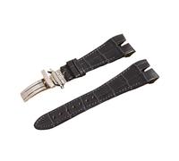 MENGKEG Bracelet De Montre En Cuir Véritable De 26 Mm Spécial Compatible Avec Le Bracelet De La Série Roger Dubuis(Blue Silver Buckle)
