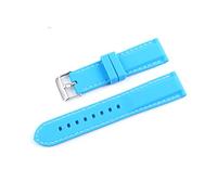 MENGKG Regarder la bande 18mm 20mm 22mm 22mm Silicone caoutchouc Sport Sport for Zwart Bay Kaki Navy Field Homme Femme Bracelet Bracelet Bracelet Montre Accessoires(Light blue-Silver,24mm)