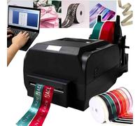 menglanchang Imprimante à Ruban Satiné | Imprimante à Ruban NuméRique avec Support Ruban | Machine d'impression D'Estampage pour Emballage Cadeau,Vitesse 150 Mm/S,Prend Charge Plus 50 Langues,50mm