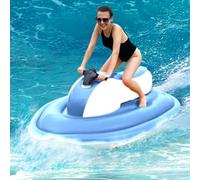 menglanchang Jet Ski éLectrique Gonflable avec Scooter sous-Marin 500w-Batterie 10000mah,Autonomie 130Min, TéLéCommande, RéSistant à l'eau SaléE-pour Snorkeling Et Loisirs Famille,WhiteOnlyboat