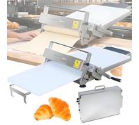 menglanchang Laminoir à PâTe Pliable, Machine à PâTe en Acier Inoxydable, Laminoir à PâTe De Comptoir, Laminoir à PâTe Professionnel, éPaisseur RéGlable, pour Boulangerie, Pizzas Et Croissants B