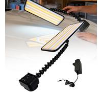 menglanchang Lampe De DéBosselage Professionnelle 6 Couleurs PDR-Lampe Filaire sans Peinture pour DéBosselage - Cordon De 5 M, Lampe De DéTection Bosses-Ventouse à 360° Et Luminosité RéGlable A