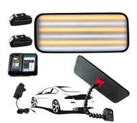 menglanchang Lampe De DéBosselage sans Peinture | LumièRe De Test De Rayures De Carrosserie Automobile | Outils De DéBosselage De Voiturepanneau PDR | LumièRe De Nivellement LED 6 Couleurs,B