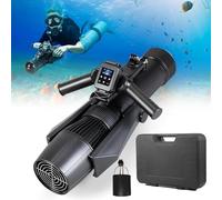 menglanchang Scooter sous-Marin Mise à Niveau 500w avec 5 LumièRes Changeantes,PoignéE Rotative à 360° Et Pliable, Batterie Amovible De 4400mah, TéLéCommande, pour Planches De Sup Et Paddle,1battery