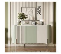 MENGLI-2024 Buffet Armoire à Chaussures d’entrée Moderne, Buffet de Salon Style crème, Armoire décorative, Manger, Rangement(120 * 40 * 90cm)