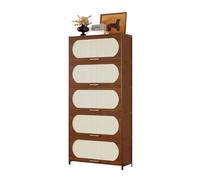 MENGLI-2024 Buffet Bibliothèque d'angle Extensible à 5 Niveaux avec Rangement sur Pied for Salon (172 cm)