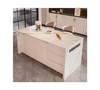 MENGLI-2024 Buffet Table à Manger d'îlot, comptoir de Bar, d'opération multifonctionnelle Cuisine