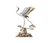 MENGLI-2024 Figurines Feng Shui Décoration d'intérieur Ornements Lumière Luxe Cuivre Maison Salon Entrée Artisanat