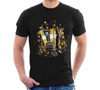 MENGLI Claptrap Robot Splat Borderlands Men's T-Shirt