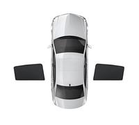 MENGLX Pare-Soleil pour Vitres Latérales de Voiture pour Volvo EX30 2024+,Occultant Protection UV,Protection Vie Privée,Thermo-Isolante,Pose Rapide/Facile,Rear 2PCS