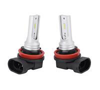 Mengmen H8 H11 H16 LED Ampoule de Brouillard, H16 Lampe de Brouillard LED Haute Csp-Y11, Blanc Froid 6500K (2 Paquets)