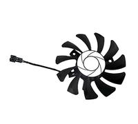 Mengmen HA8010H12F-Z 75 mm 2 broches GTX1050Ti GPU Refroidisseur double ventilateur pour GTX 1050Ti GTX-1050-Ti-4GT-OC(1 pièce)