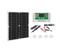 Mengmen Kit panneau solaire 12 W 60 A 12 V chargeur de batterie avec contrôleur bateau