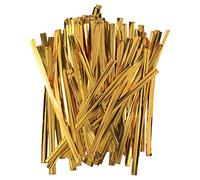 Mengmen Lot 100 Dore Attache Fer Twist tie Sachet Bonbons sucettes