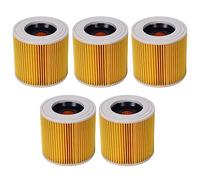Mengmen Lot de 5 filtres à poussière de rechange pour aspirateur WD2250 WD3.200 MV2 MV3 WD3 A2004 A2204 HEPA