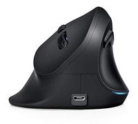 Mengmen Souris verticale , rechargeable, 2,4 G, silencieuse, ergonomique, réglable 800/1200/1600, grande souris