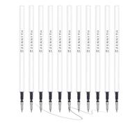 MengRan Lot de 10 recharges encre gel de 10,9 cm pour stylos à clic, pointe fine 0,5 mm, séchage rapide